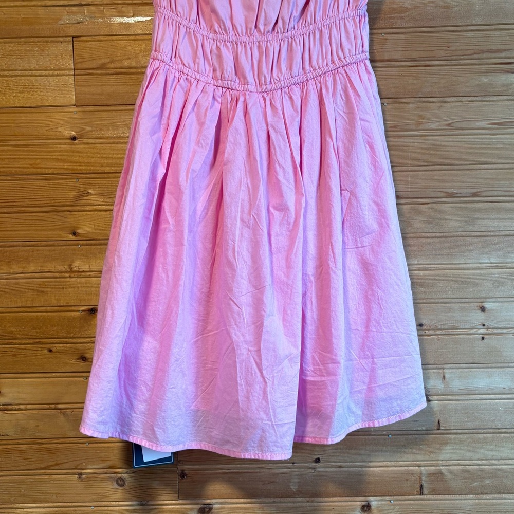 New, Hollister Puff Sleeve Pink Dress - Picture 6 of 12